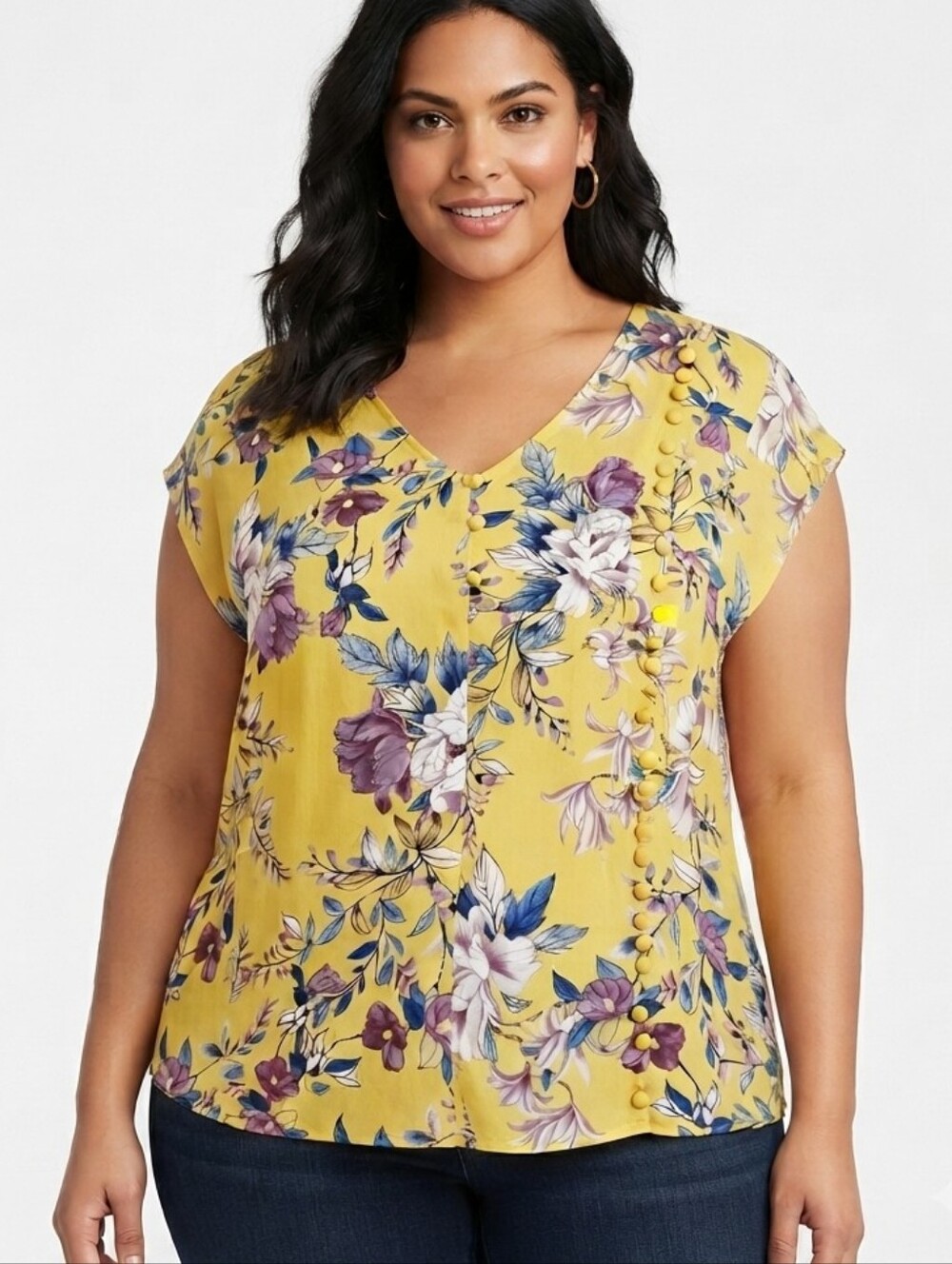 NWT Torrid Floral Blouse